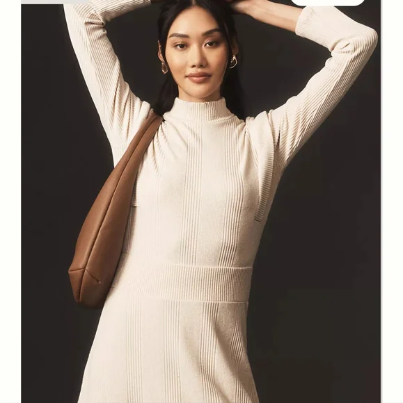 fitted lace wedding dress REVERY HIGH SPLIT LONG SLEEVE DRESS | CREAM | THIRD FORM | Women's  Australian Fashion — THIRD FORM main image 0